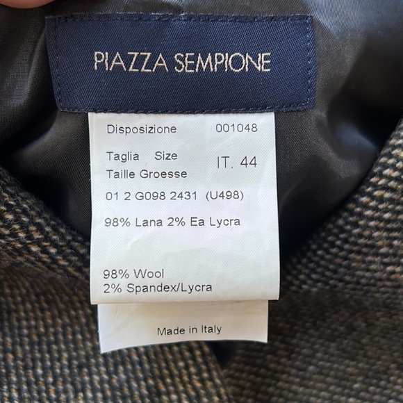 Piazza Sempione Italian Made Wool Blazer - Picture 3 of 7